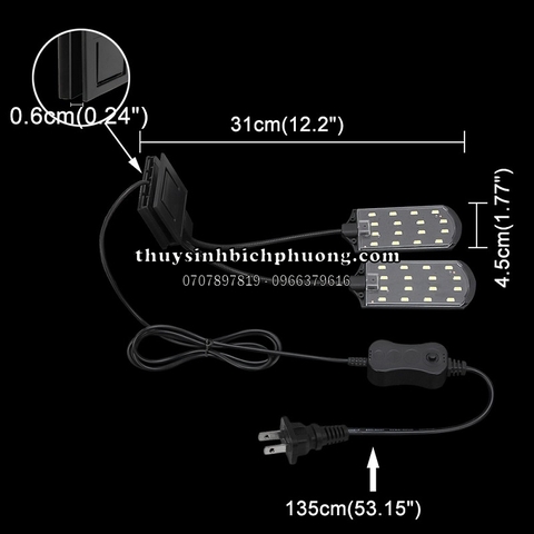 ĐÈN LED KẸP ĐÔI X7 SIÊU SÁNG