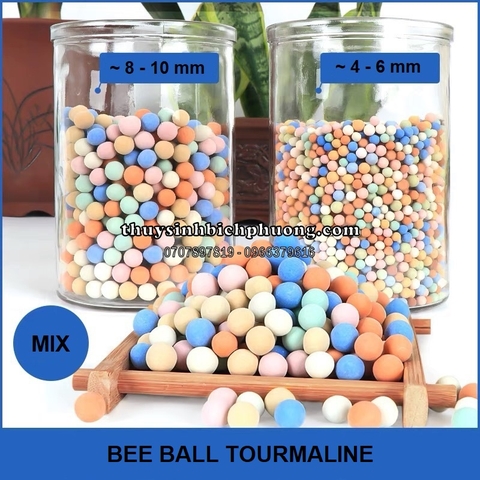 KHOÁNG VIÊN NHẢ CHẬM  BEE BALL TOURMALINE JAPAN (100GR)