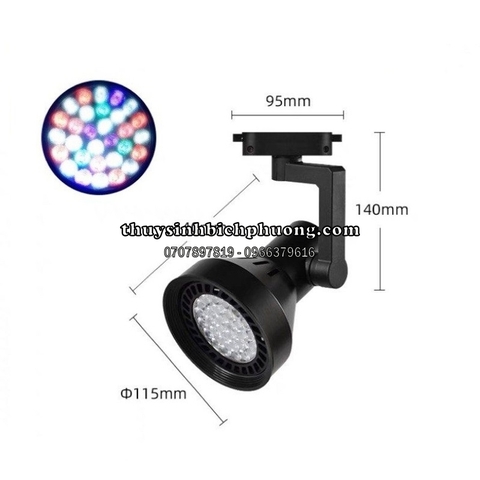 ĐÈN RỌI | ĐÈN LED RAY WEEK Y30 WRG, WRGB 30W DÙNG CHO HỒ CÁ THỦY SINH BÁN CẠN