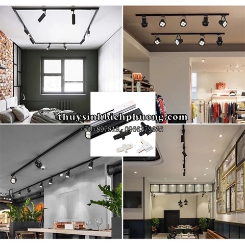 ĐẦU NỐI THANH RAY ĐÈN RỌI, ĐẦU NỐI THẲNG, NỐI GÓC THANH RAY