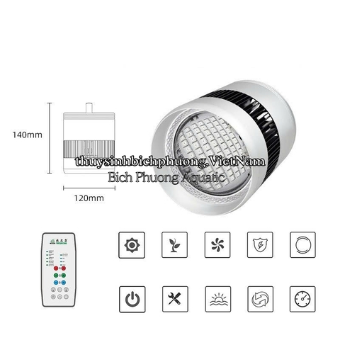 ĐÈN LED WEEK T70 RGB CAO CẤP (CHỈNH MÀU, HẸN GIỜ BẰNG DIMMER)