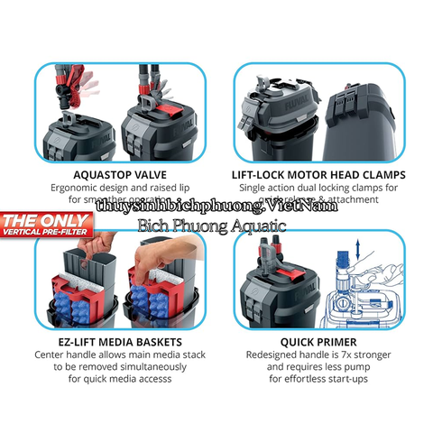 FLUVAL 07 SERIES FILTER 307 - LỌC THÙNG CAO CẤP