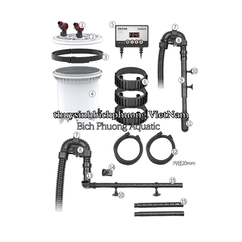 SUNSUN HW5000 - LỌC THÙNG HỒ CÁ THỦY SINH