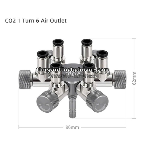 VAN NỐI CHIA KHÍ CO2 WEEK AQUA 2 / 3 / 6