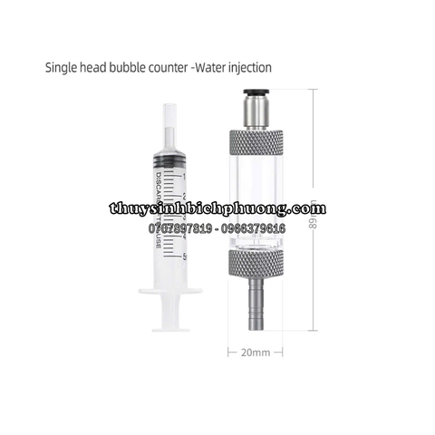 ĐẾM GIỌT CO2 WEEK AQUA ĐƠN ĐẦU (TẶNG KÈM DÂY DẪN KHÍ)