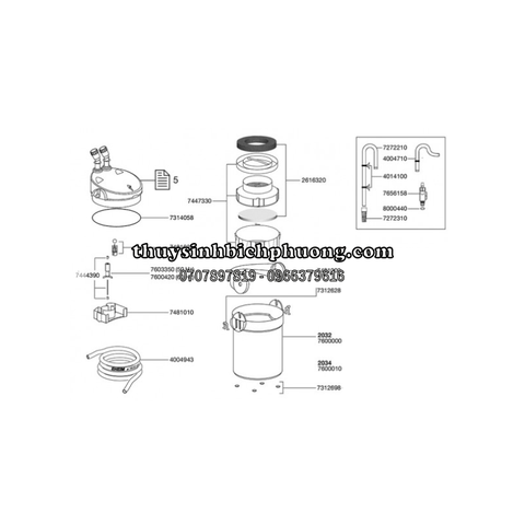 LỌC THÙNG MINI EHEIM ECCO PRO 130 CAO CẤP