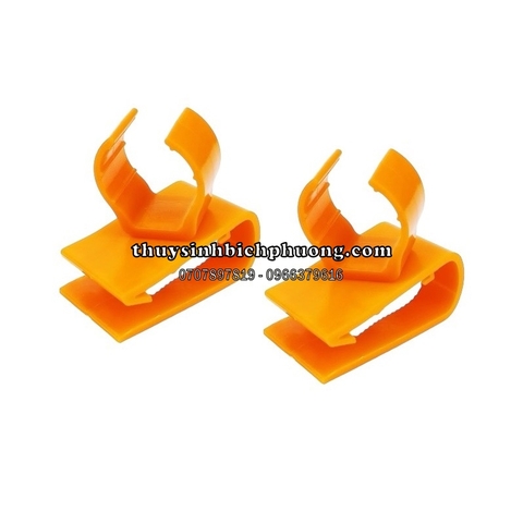 MÓC KHÓA | KẸP TREO ĐÈN LED CHÌM  MÀU CAM CHO HỒ CÁ RỒNG T10|NO1|LED 4 HÀNG BÓNG|LED 5 HÀNG BÓNG