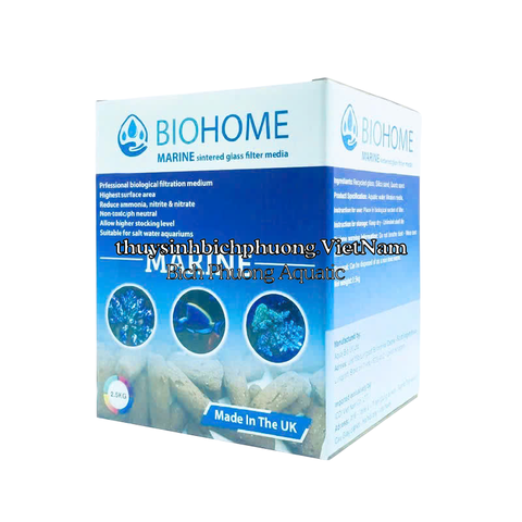 BIOHOME MARINE FILTER MEDIA - VẬT LIỆU LỌC CAO CẤP CHO HỒ CÁ BIỂN