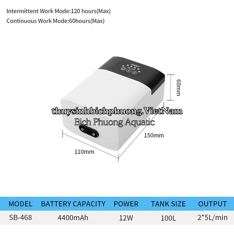 MÁY SỦI OXY TÍCH ĐIỆN SOBO (TẶNG FULL PHỤ KIỆN)