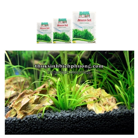 PHÂN NỀN AQUA AMAZON SOIL 9L - ĐẤT NỀN CHO CÂY THÚY SINH