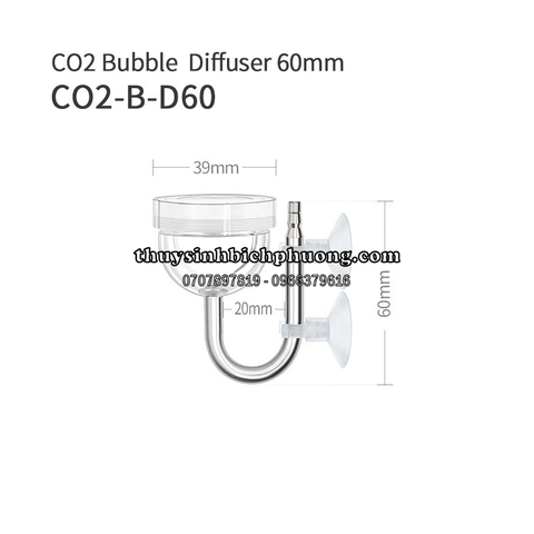 CỐC SỦI CO2 INOX WEEK AQUA