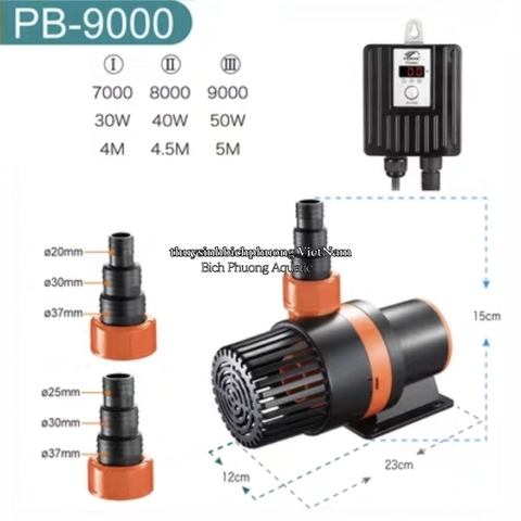 PERIHA PB 3 CHẾ ĐỘ  - MÁY BƠM CHO HỒ KOI, HỒ CÁ THỦY SINH