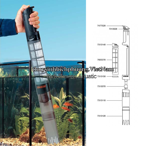 EHEIM QUICK VACPRO - MÁY HÚT CẶN DÙNG PIN CAO CẤP