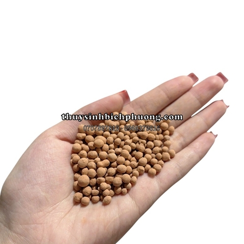 SẠN GỐM, HẠT GỐM CERAMIC ĐỎ (HẠT TO 3-7MM)