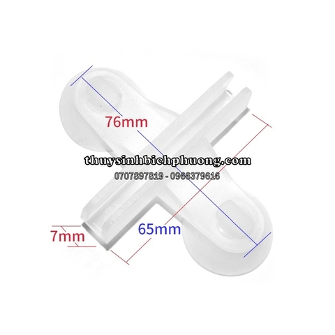 KẸP HÍT KÍNH GIỮ TẤM LƯỚI NHỰA LÀM VÁCH NGĂN