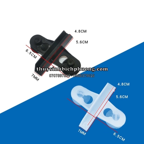 KẸP HÍT KÍNH GIỮ TẤM LƯỚI NHỰA LÀM VÁCH NGĂN