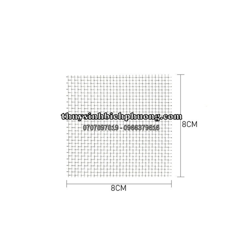 VĨ INOX 304 ƯƠM RÊU, RÁY NANA, DƯƠNG XỈ, BUCEP (8*8CM)
