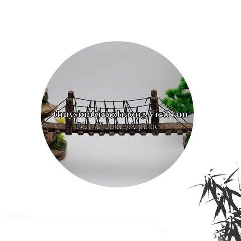MÔ HÌNH CẦU TREO SIZE S, M, L - TRANG TRÍ HỒ CÁ, TIỂU CẢNH TERARIUM, PALUDARIUM
