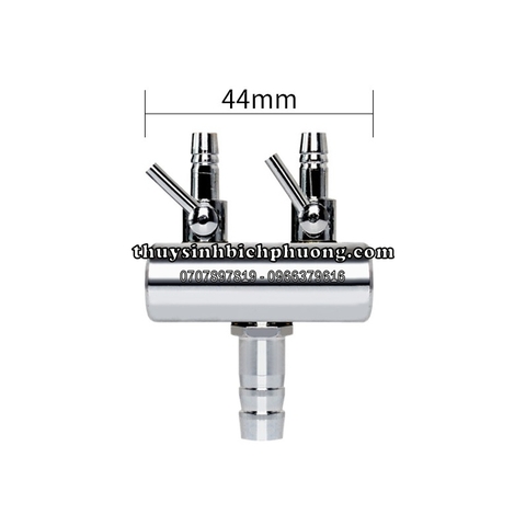 VAN CHIA OXY INOX CÓ KHÓA ĐIỀU TIẾT OXY PHI 8 - VAN CHIA 2, 4, 6, 8, 10, 12