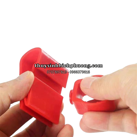 MÓC KHÓA | KẸP TREO ĐÈN LED CHÌM  MÀU ĐỎ CHO HỒ CÁ RỒNG T4 | T5 | T8 | T10 | SOLAR | XML | MAYIN | NO1