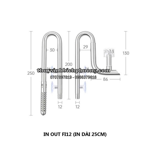 IN OUT INOX WEEK AQUA CÓ LỌC VÁNG FI12, FI16