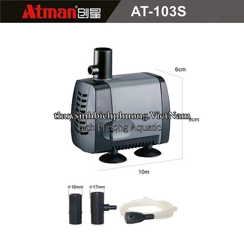 MÁY BƠM ATMAN AT – 101S | 102S | 103S | 104S | 105S | 106S | 107S - DÒNG BƠM TIẾT KIỆM ĐIỆN NĂNG