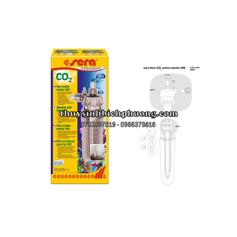 SERA FLORE CO2 ACTIVE REACTOR - TRỘN CO2 CÁNH QUẠT