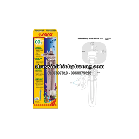 SERA FLORE CO2 ACTIVE REACTOR - TRỘN CO2 CÁNH QUẠT