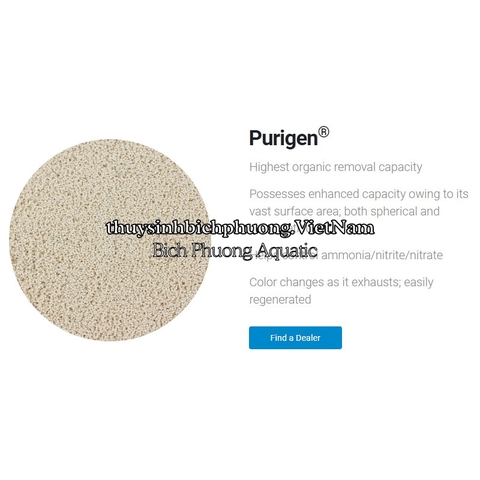 SEACHEM PURIGEN CHIẾT LẺ TÚI 50ML, 100ML, 200ML - VẬT LIỆU LỌC CAO CẤP XỬ LÝ NƯỚC