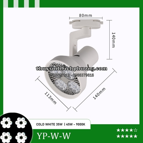 ĐÈN LED RAY | ĐÈN RỌI BÁN CẠN OSRAM  WRGB 35W VÀ COLD WHITE 40W  (CHÓA YP)