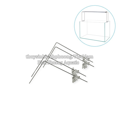 BỘ CHÂN NÂNG ĐÈN INOX – KẸP ACRYLIC CNC ĐA NĂNG