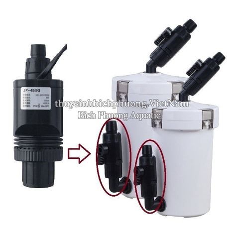 MÁY BƠM SUNSUN JP-450G | HW-604B  DÙNG CHO LỌC HW|LW|EW-602B|603B|604B