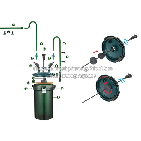 CFS 330 ODYSSEA - LỌC THÙNG MINI CAO CẤP