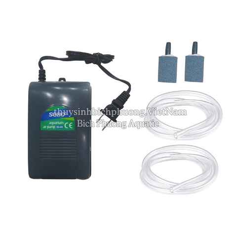 SOBO SB-108 | 248 | 348 | 648 – MÁY BƠM SỦI TẠO OXY CHO HỒ CÁ THỦY SINH (TẶNG DÂY + SỦI)