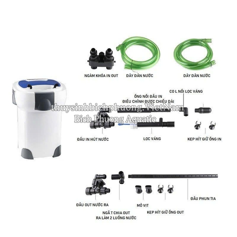 SUNSUN HW3000  - LỌC THÙNG CHO HỒ CÁ THỦY SINH
