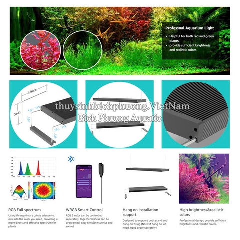 ĐÈN LED CHIHIROS WRGB 2 30|45|60|90|120CM  CAO CẤP