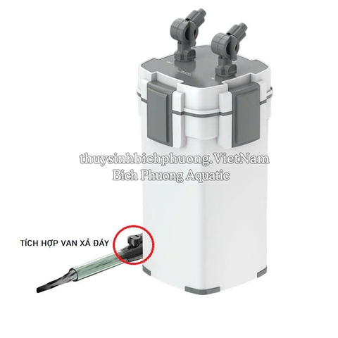 LỌC THÙNG SUNSUN XIAOLI XWA 5 KHAY LỌC TÍCH HỢP VAN XẢ ĐÁY VÀ LỌC VÁNG