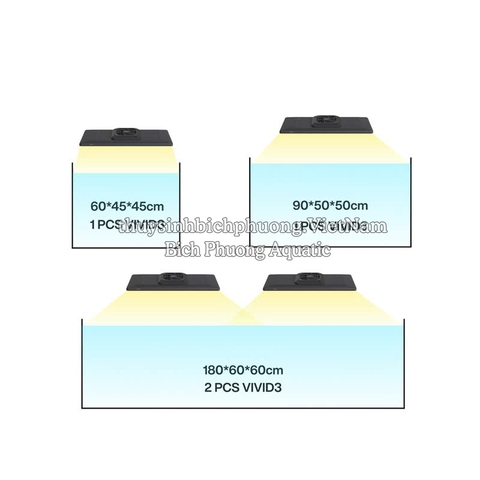 ĐÈN LED CHIHIROS WRGB VIVID 3 LED LIGHT CAO CẤP