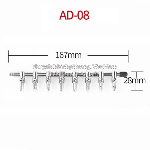 VAN CHIA OXY INOX CÓ KHÓA ĐIỀU TIẾT OXY PHI 4-5-6