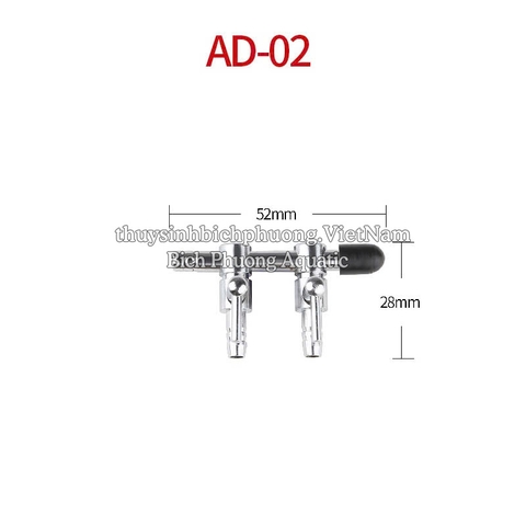 VAN CHIA OXY INOX CÓ KHÓA ĐIỀU TIẾT OXY PHI 4-5-6