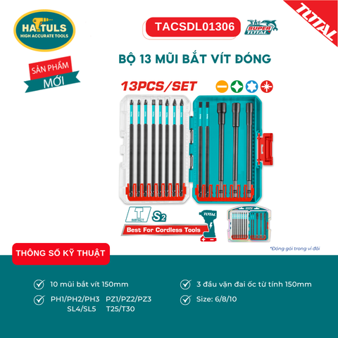 Bộ 13 mũi bắt vít đóng - TACSDL01306