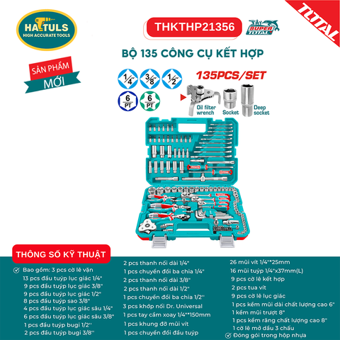 Bộ 135 công cụ kết hợp - THKTHP21356