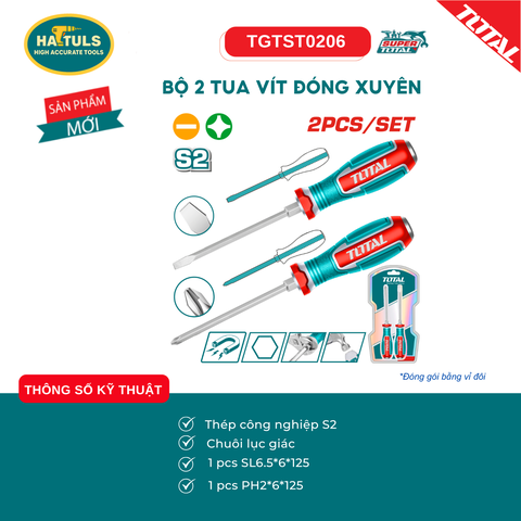 Bộ 2 tua vít đóng xuyên - TGTST0206