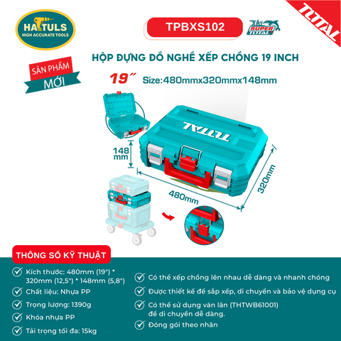 Hộp đựng đồ nghề xếp chồng 19