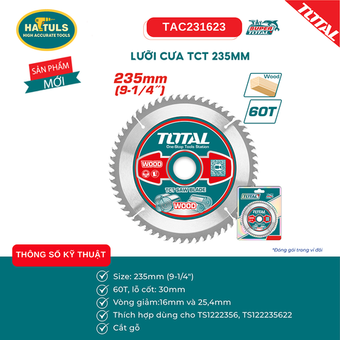 Lưỡi cưa TCT 235mm - TAC231623
