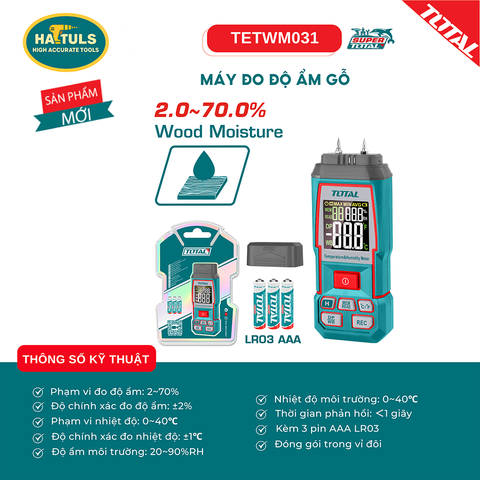 Máy đo độ ẩm gỗ - TETWM031