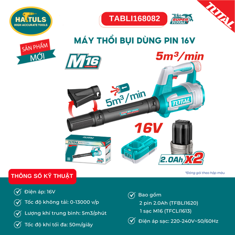 Máy thổi bụi dùng pin 16V - TABLI168082