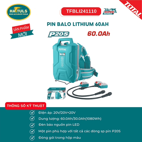 Pin balo Lithium 60Ah - TFBLI241110