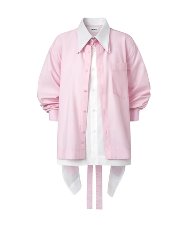 FLIRTY DOUBLE-LAYER SHIRT