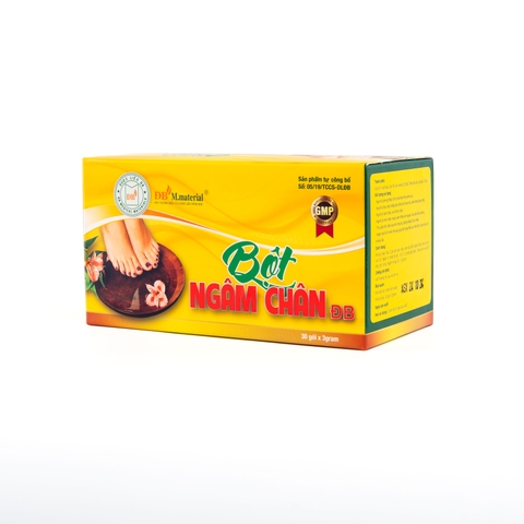 Bột ngâm chân ĐB hỗ trợ xương khớp và an thần, thải độc